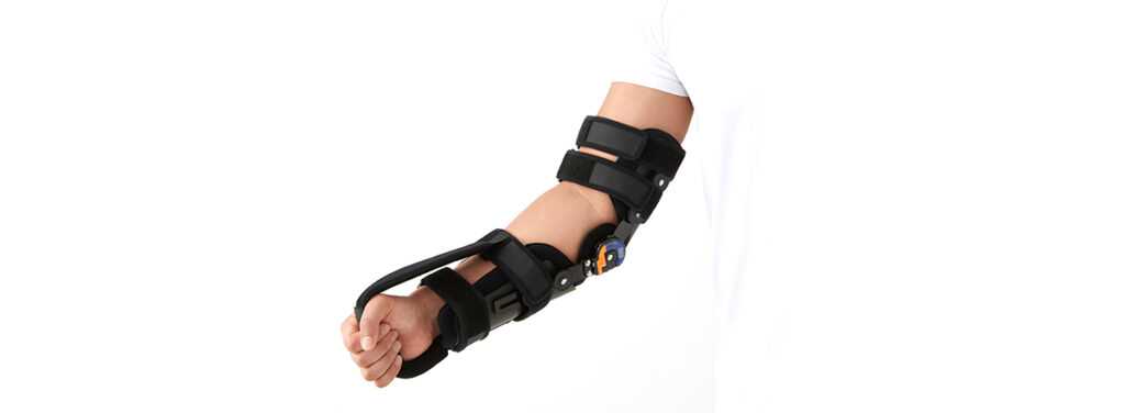 Elbow Pin Lock ROM Elbow Arm Brace With Dial Pin Lock At Best Quality | Medstic
