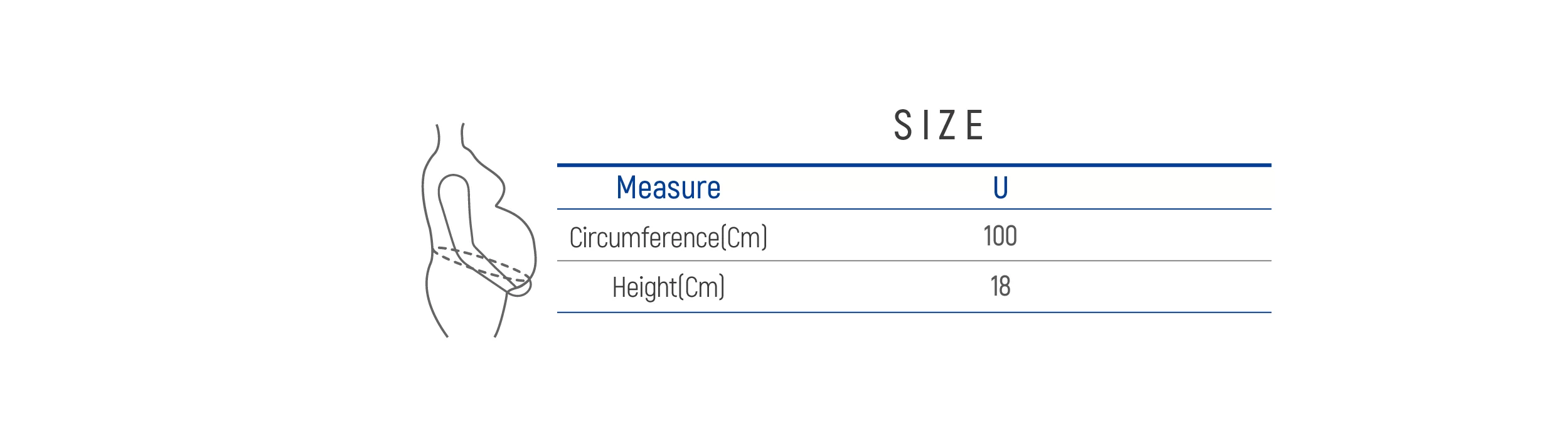 maternity belt size chart